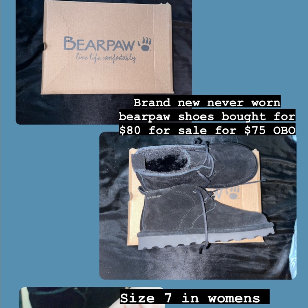 Size 7 Women’s Bearpaw shoes